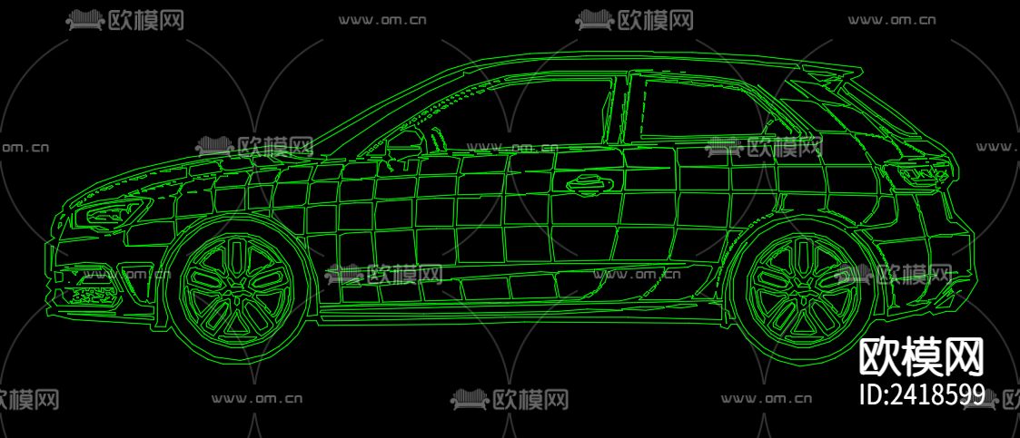 汽车图案设计cad施工图下载
