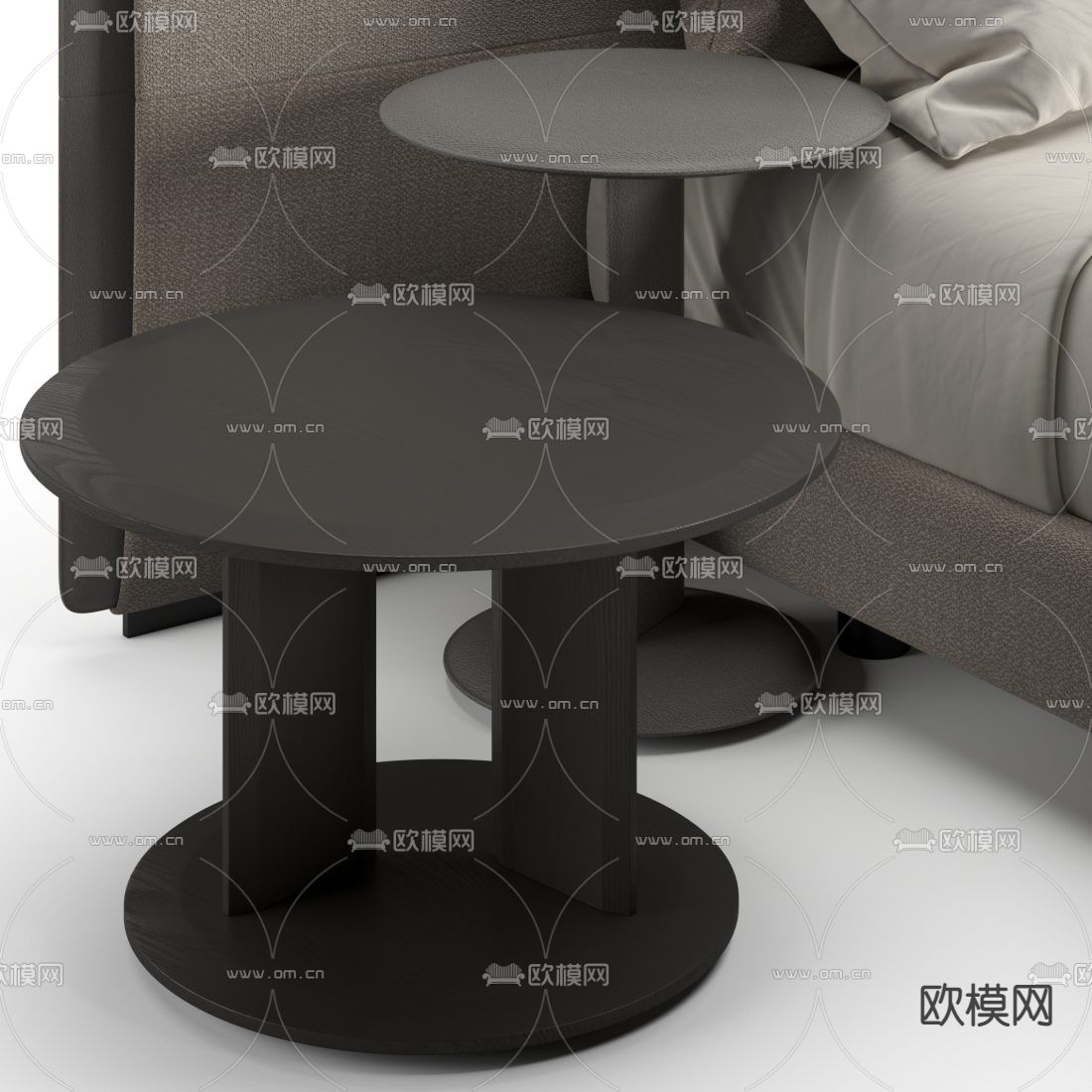 Poliform 双人床3d模型下载（渲染图5）