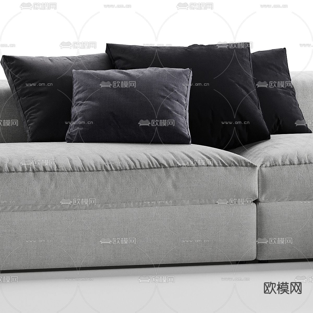 Poliform 多人沙发 软体沙发3d模型下载（渲染图3）