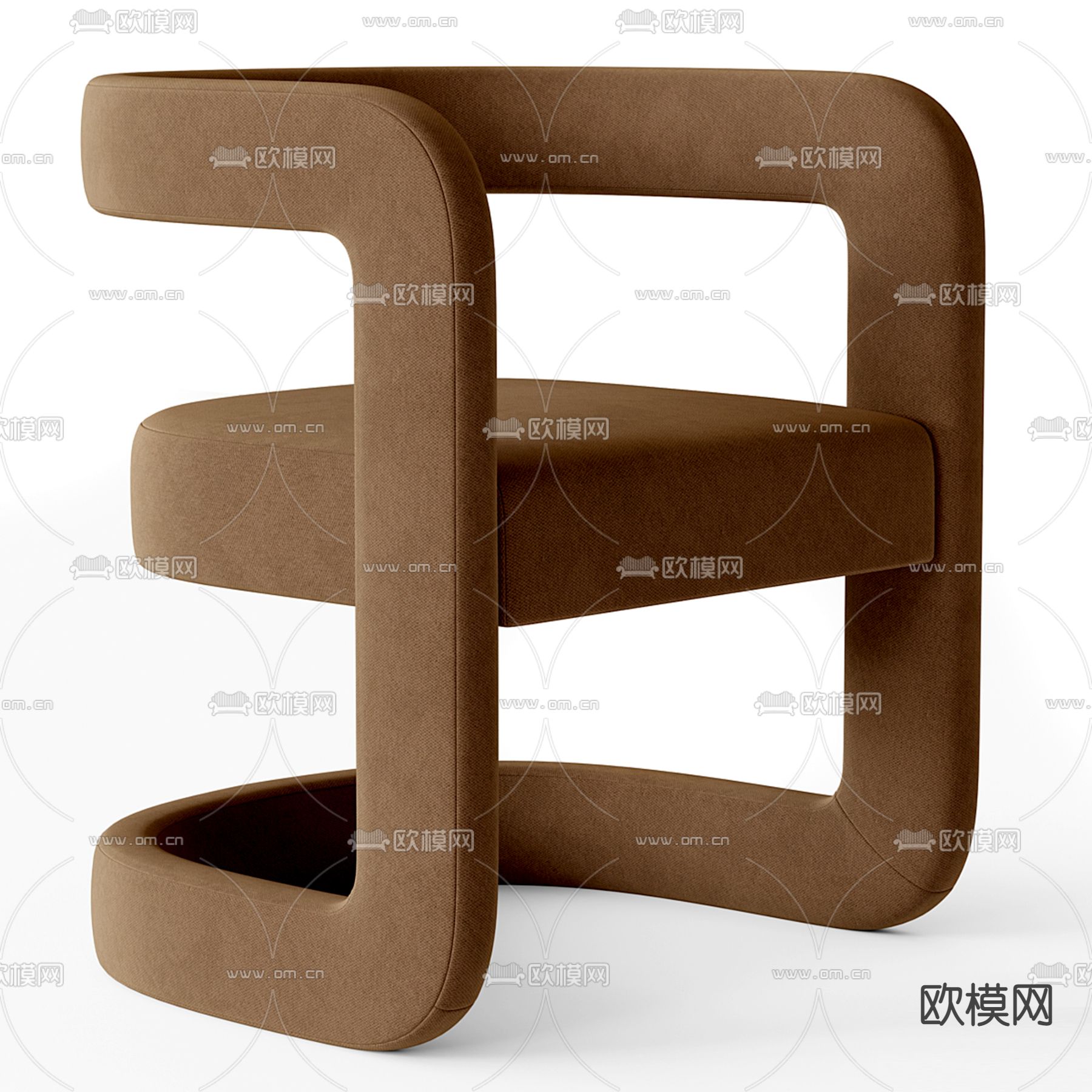 Poliform 休闲椅子3d模型下载（渲染图1）