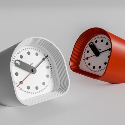  现代闹钟 时钟su模型 