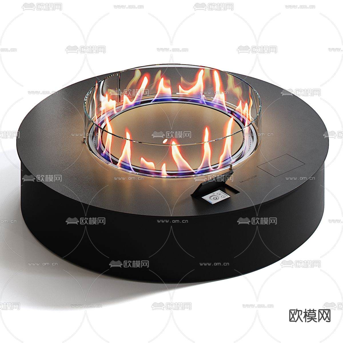 圆形壁炉 篝火3d模型