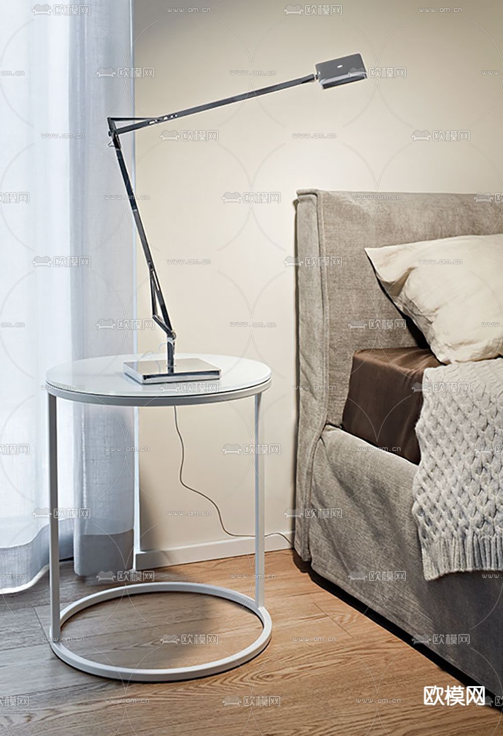 flos 台灯3d模型下载（渲染图3）