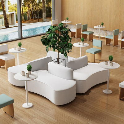  休息区卡座沙发组合su模型 