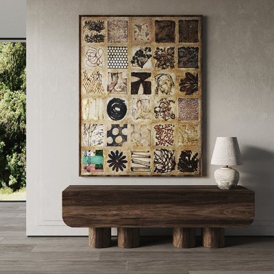 现代装饰画 抽象画 挂画su模型