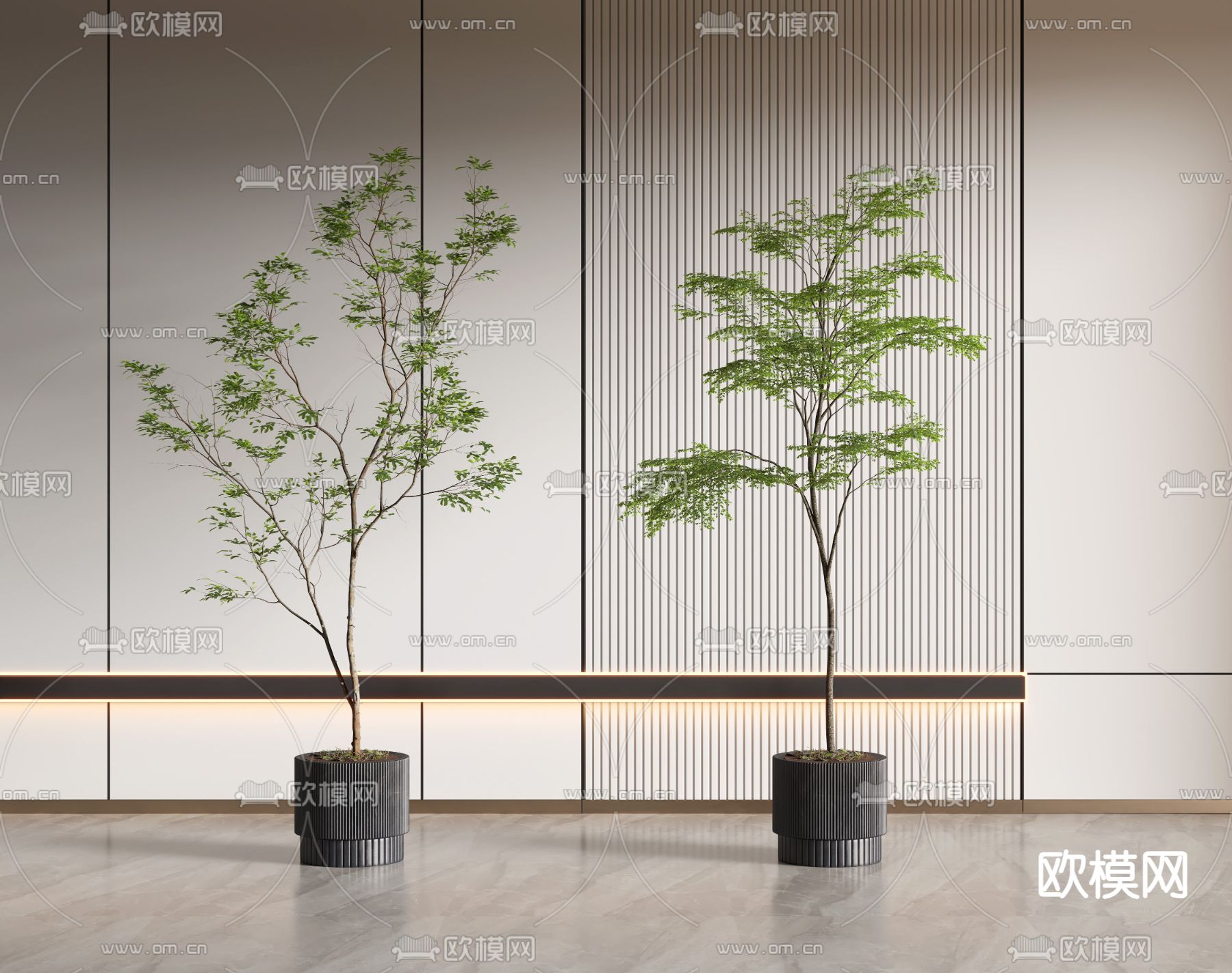 绿植盆栽 盆景3d模型