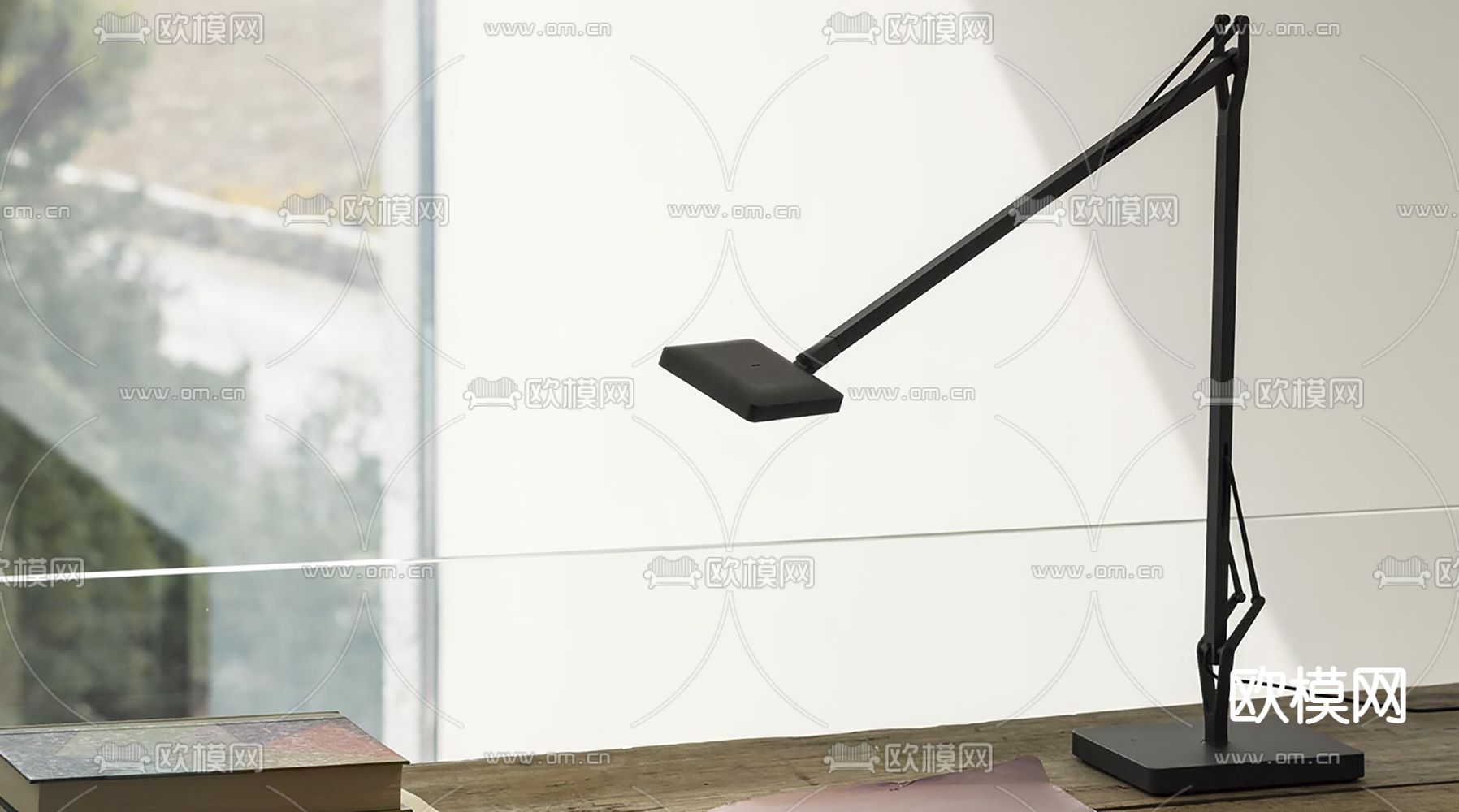 flos 台灯3d模型下载（渲染图2）