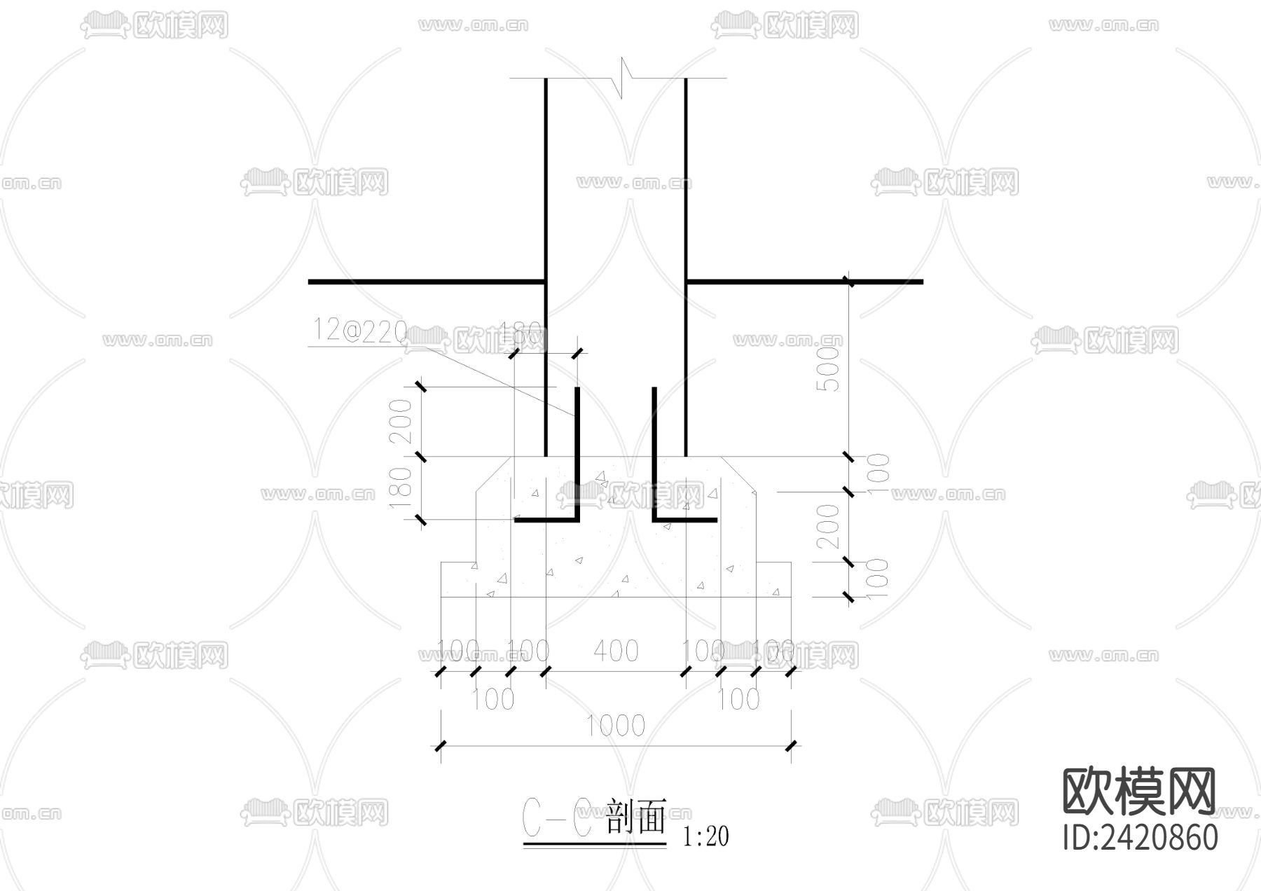 木构造凉亭设计cad施工图下载（渲染图2）