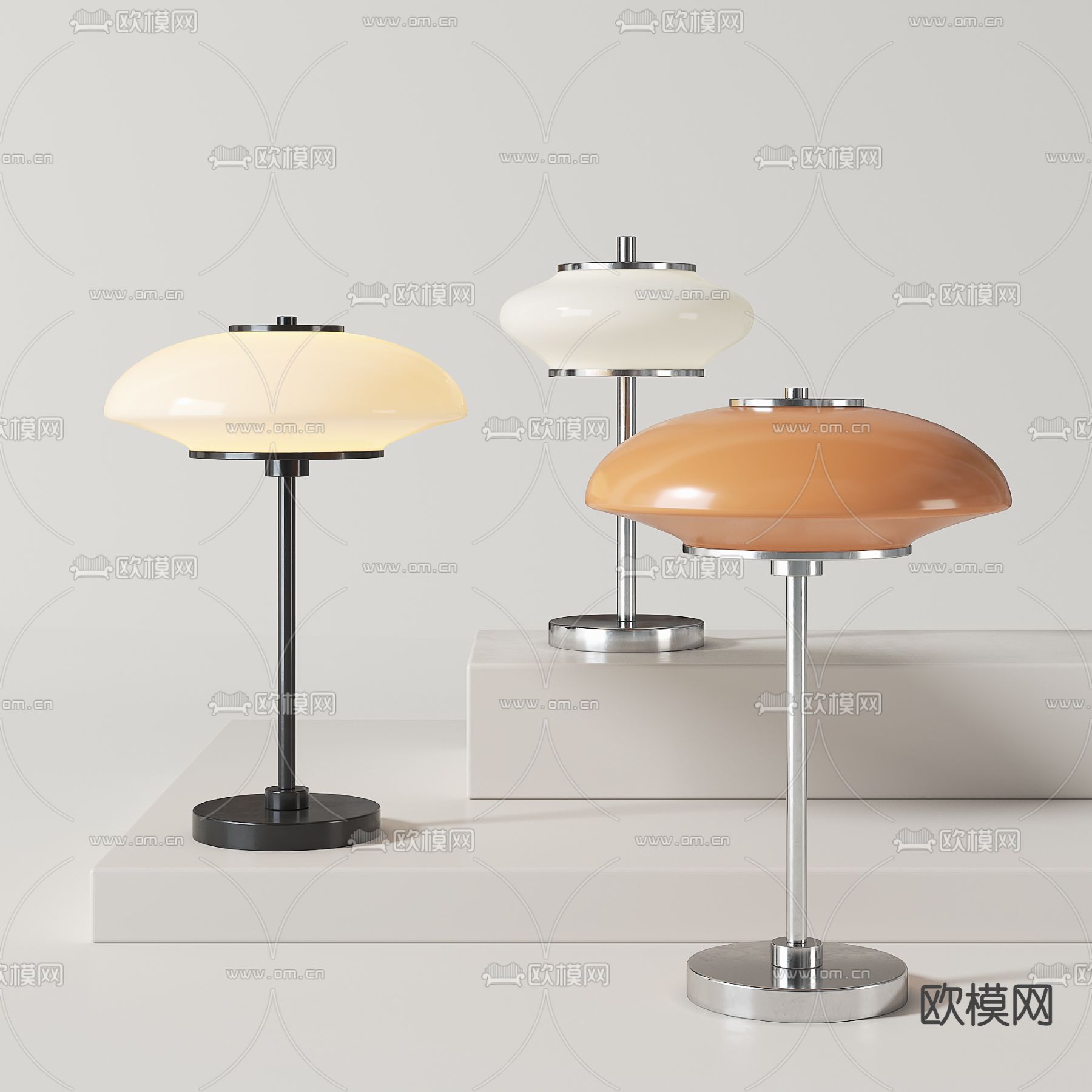 中古风台灯su模型
