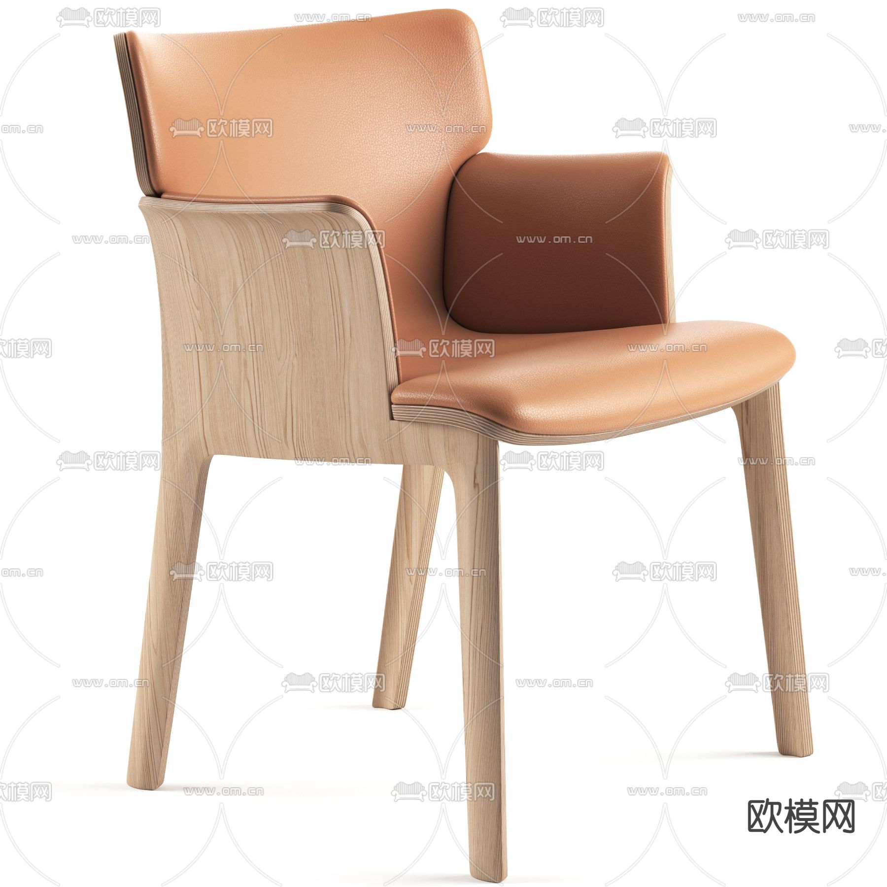 现代休闲椅子3d模型下载（渲染图4）