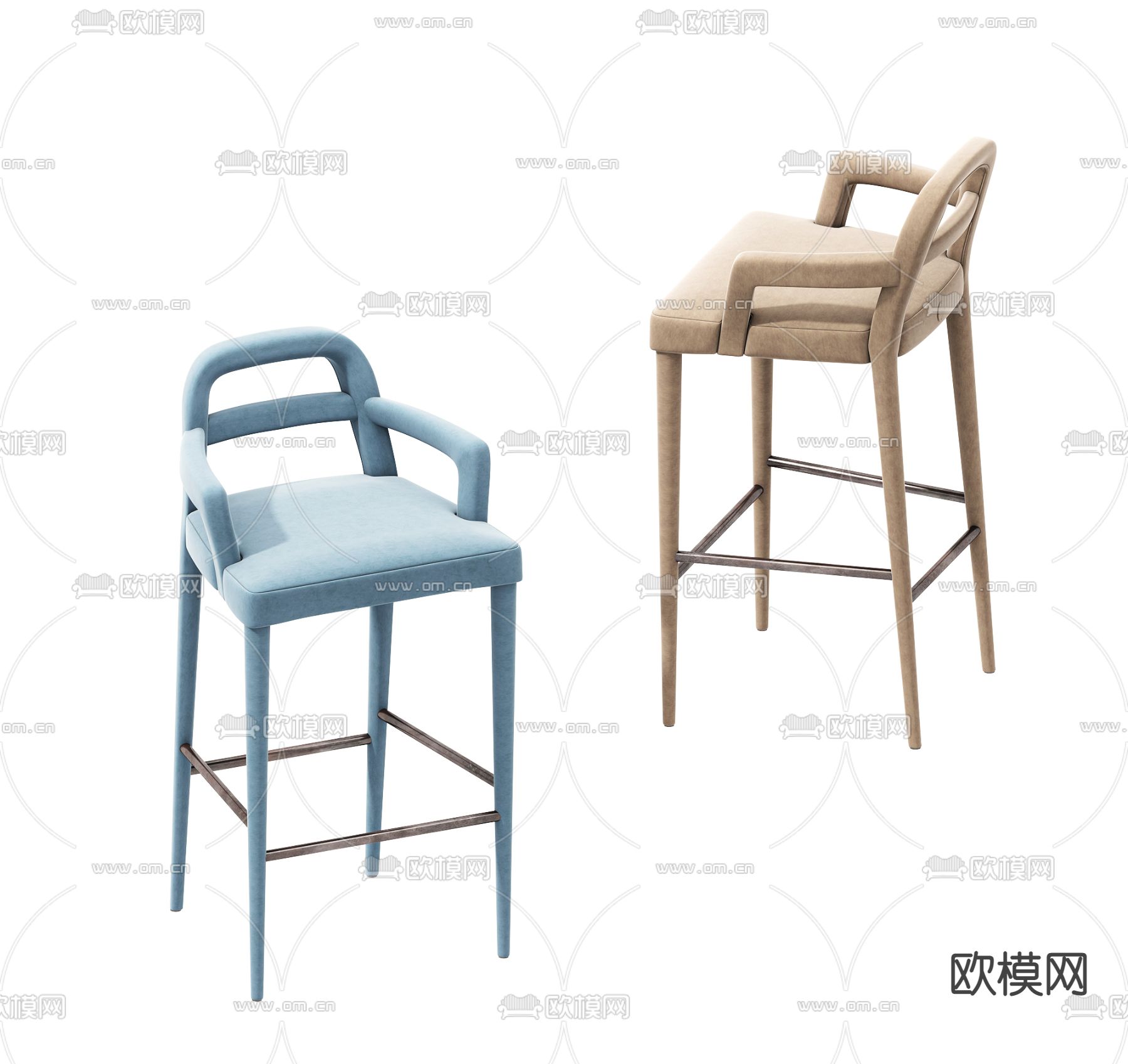 Cprn Homood 吧椅3d模型下载