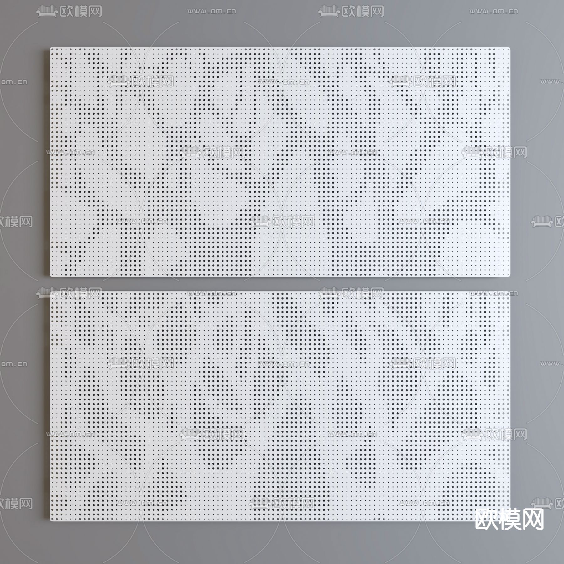 树型穿孔板 冲孔板3d模型下载（渲染图1）