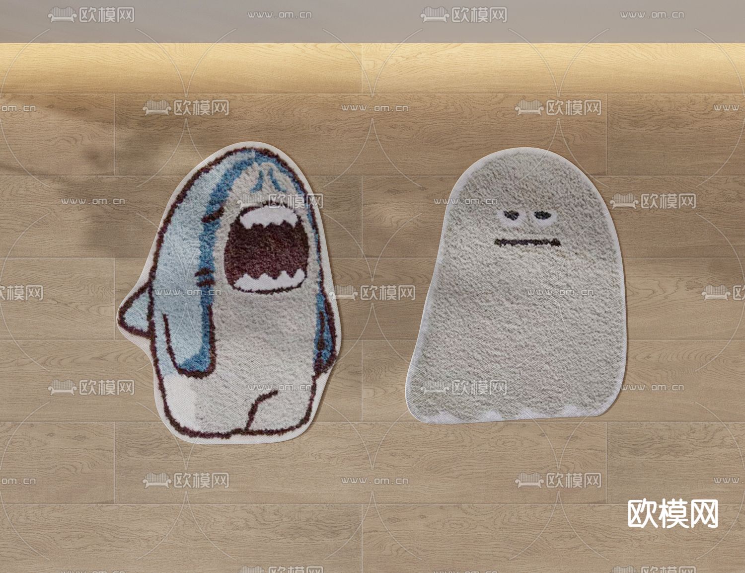 儿童卡通地毯3d模型下载