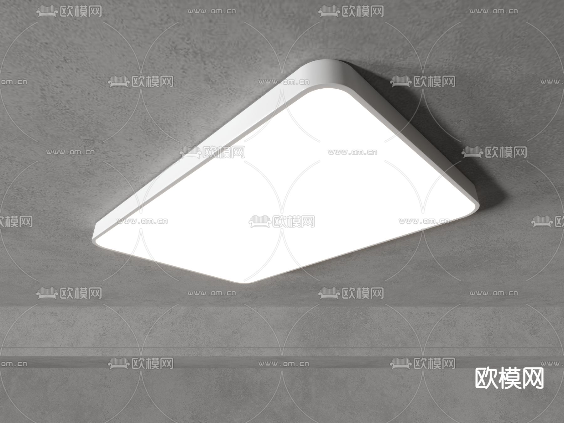 现代吸顶灯su模型