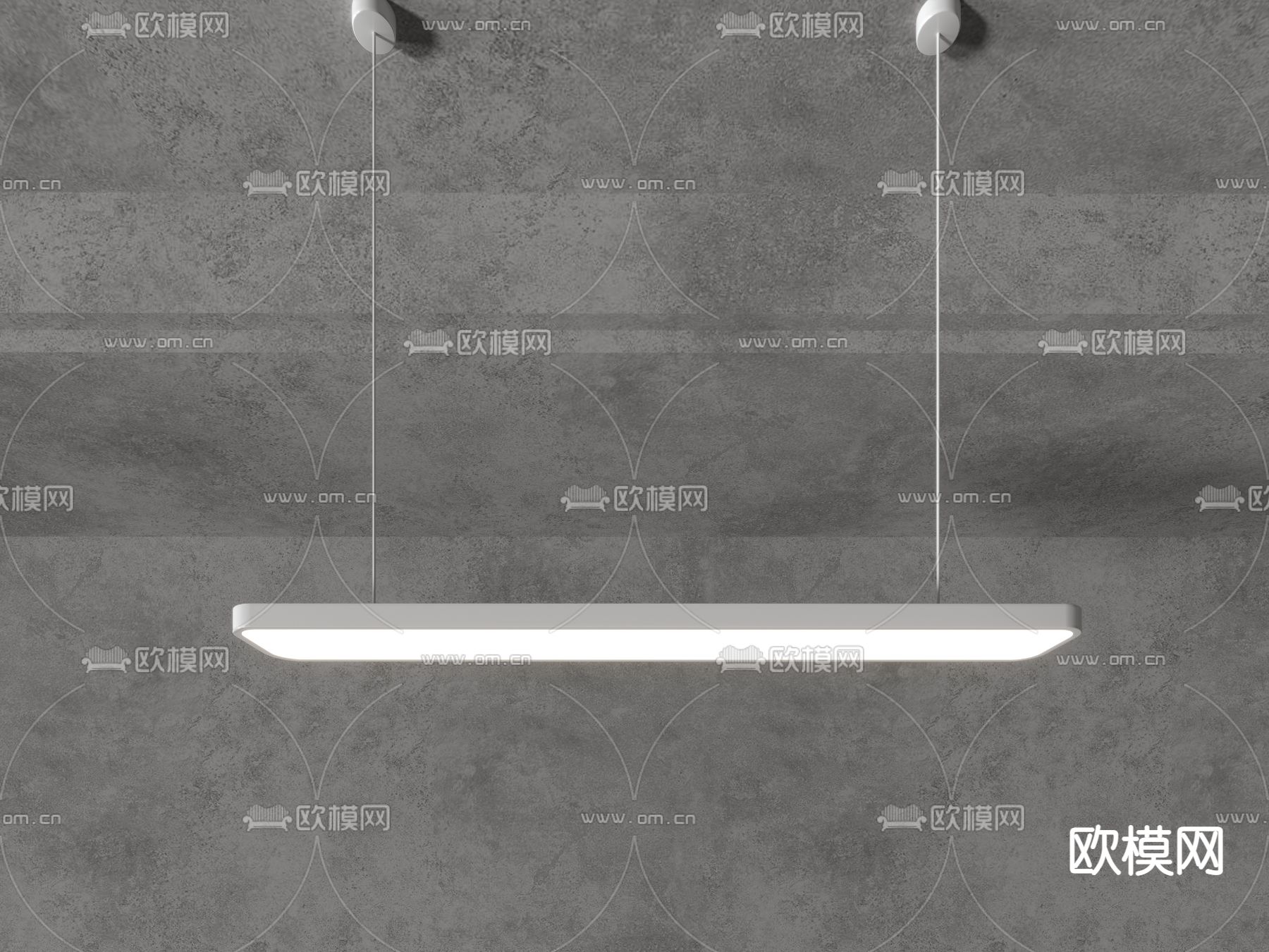 现代吸顶灯su模型
