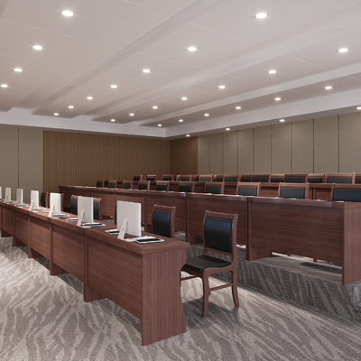  现代报告厅 会议厅su模型 