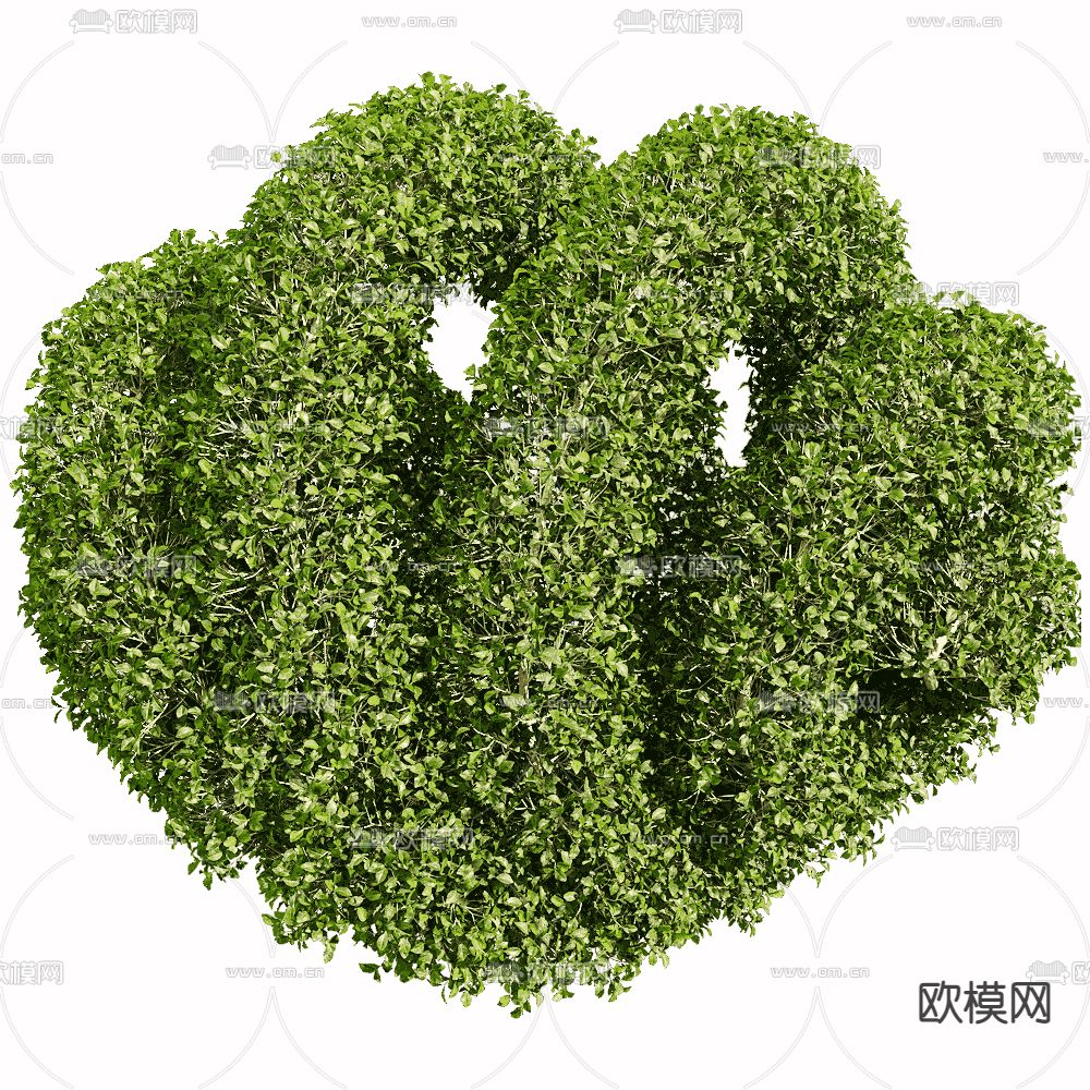 户外艺术灌木 绿植球3d模型下载_ID12246769_3dmax免费模型-欧模网