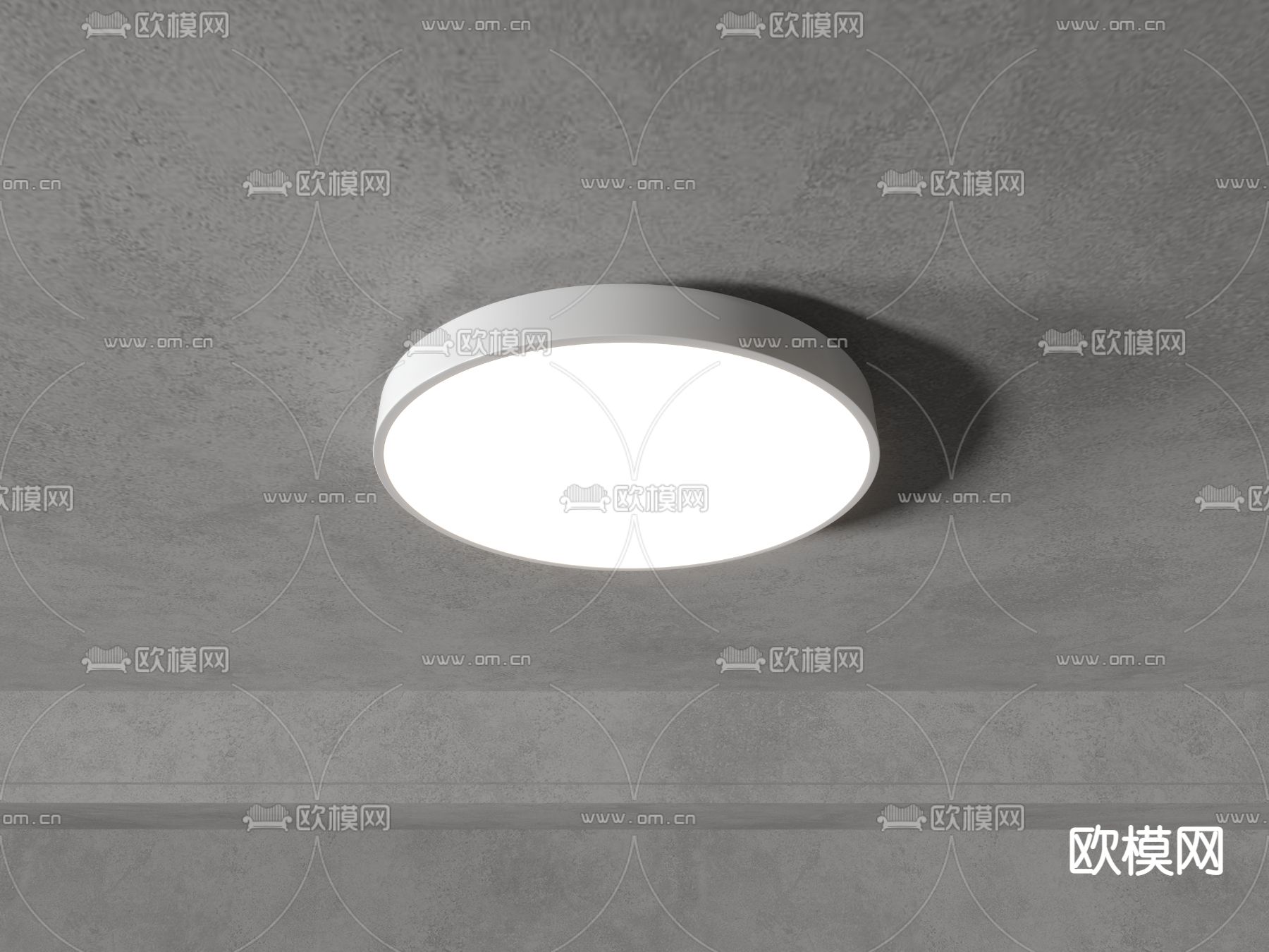 现代吸顶灯su模型