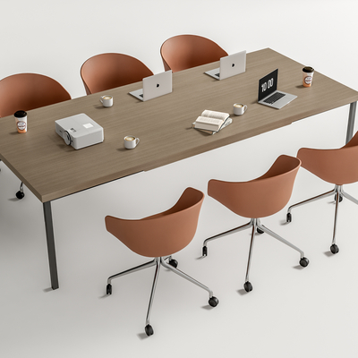 会议桌椅su模型