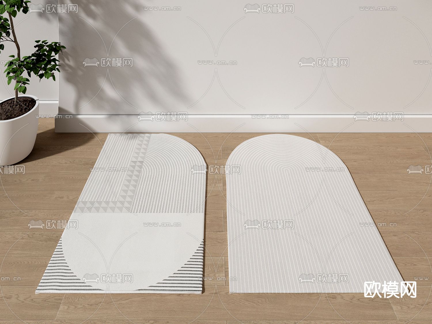 布艺地毯3d模型