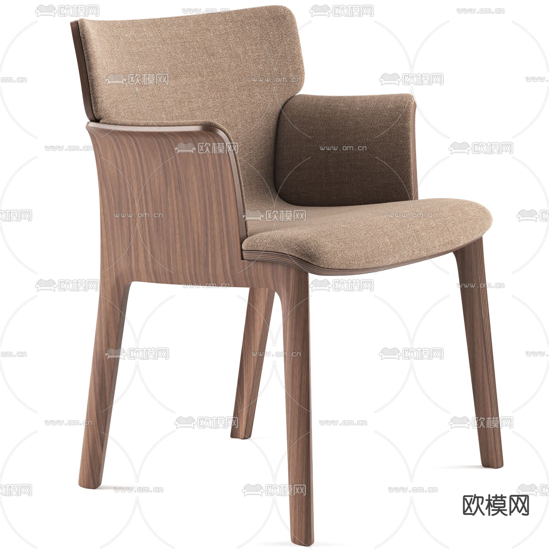 现代休闲椅子3d模型下载（渲染图6）