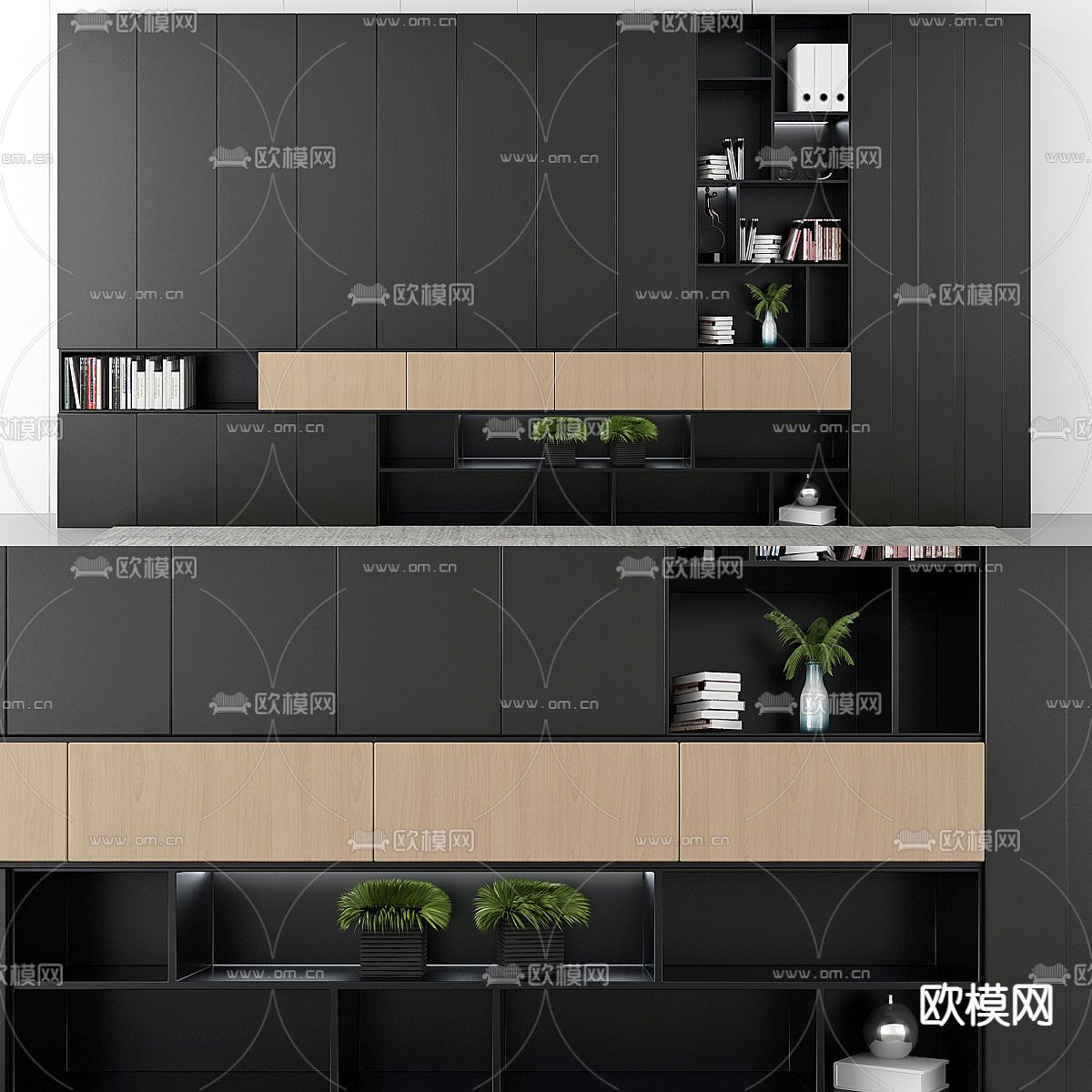 Poliform 装饰柜3d模型下载