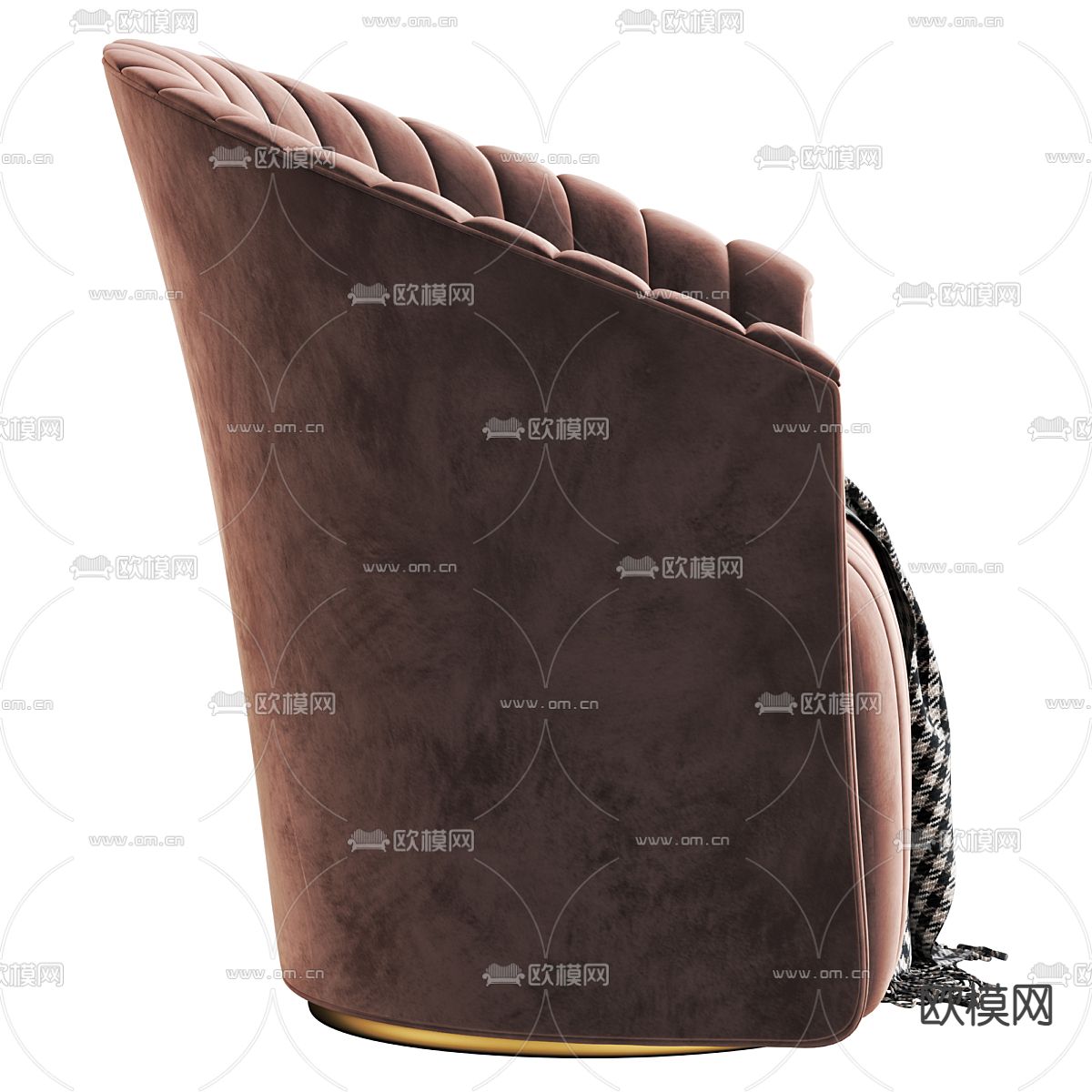 现代单人沙发3d模型下载（渲染图3）