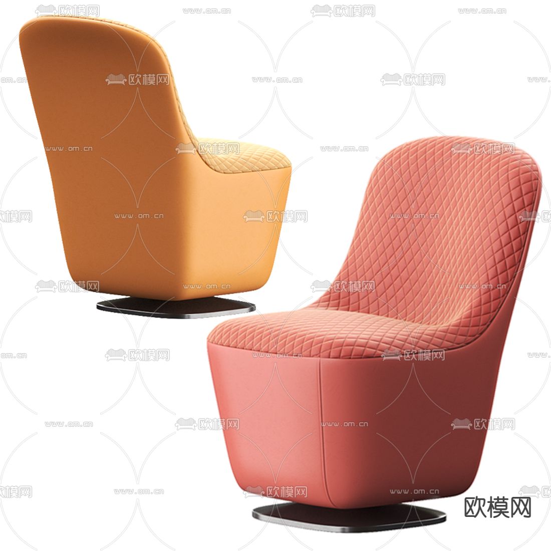 Roche Bobois休闲沙发3d模型下载（渲染图1）