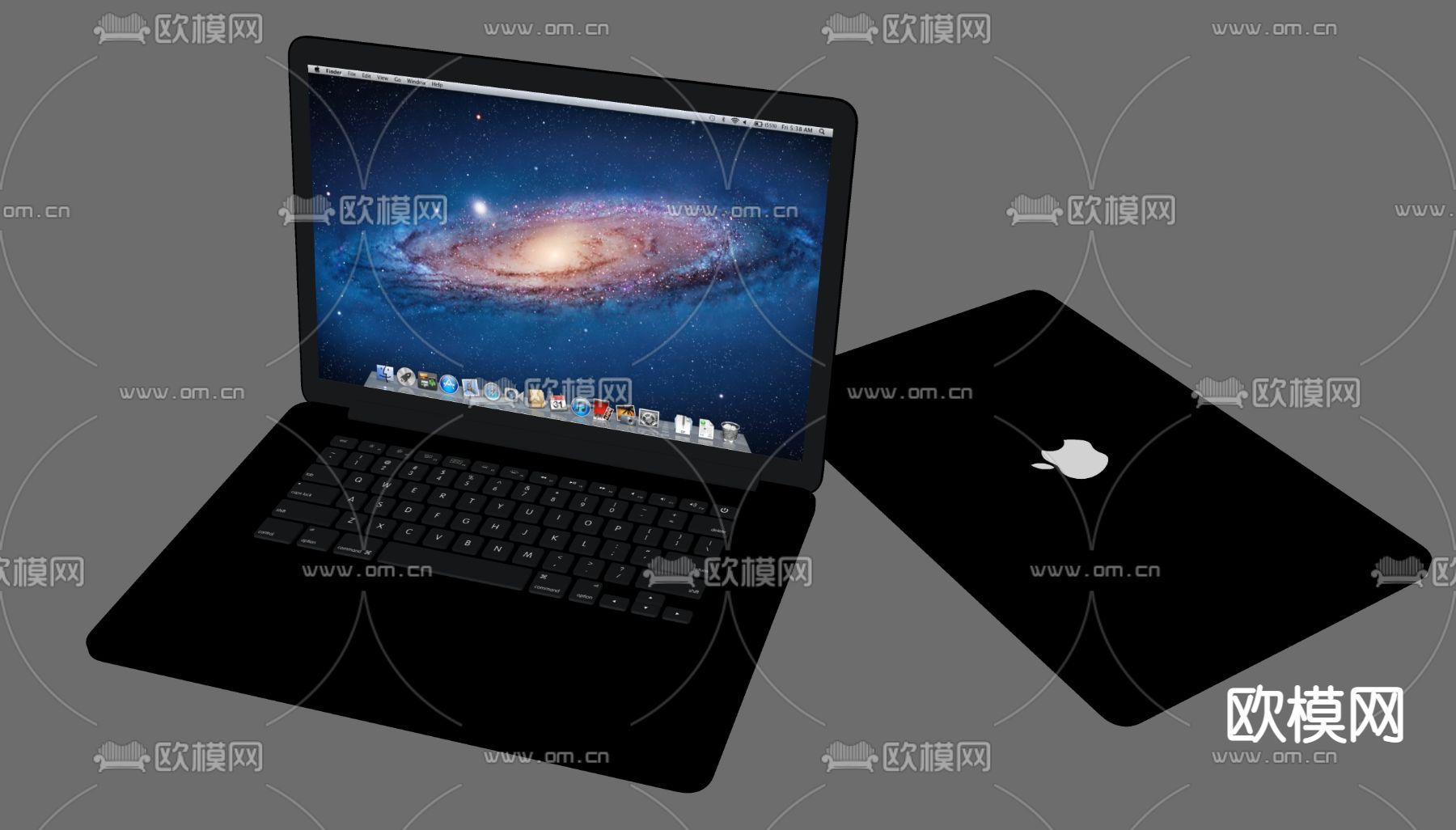 苹果笔记本电脑su模型下载（渲染图4）
