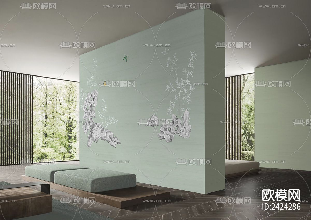 绣壁画 墙布背景墙