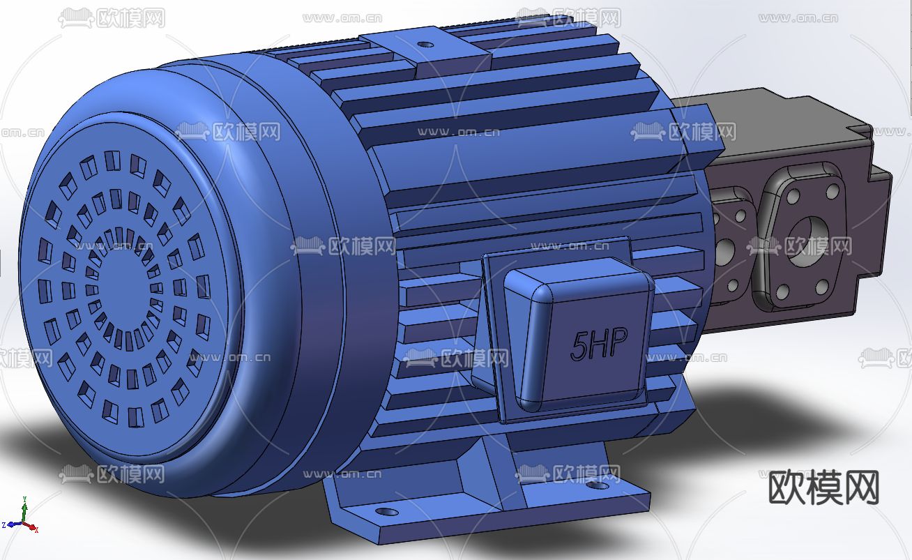 工业风发电机免费3d模型下载