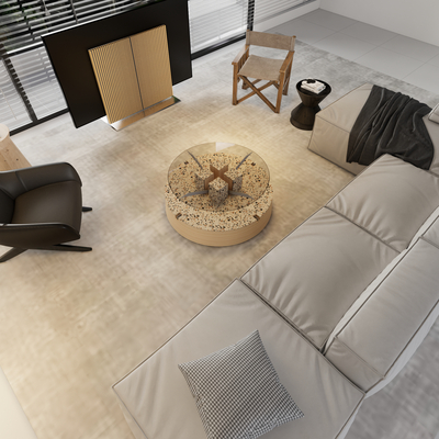  Poliform 组合沙发su模型 