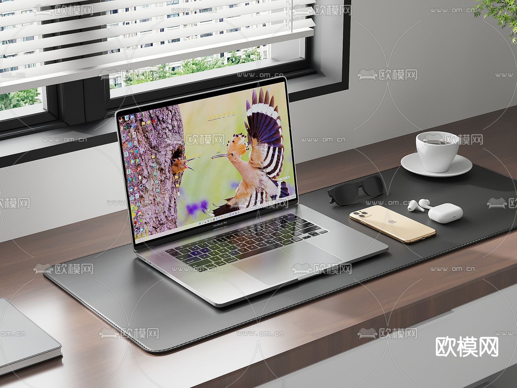 苹果笔记本电脑 苹果手机su模型下载（渲染图1）