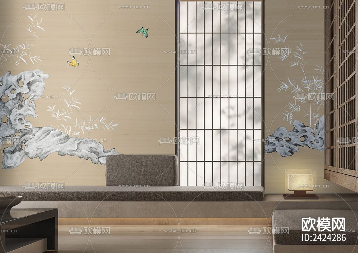 绣壁画 墙布背景墙