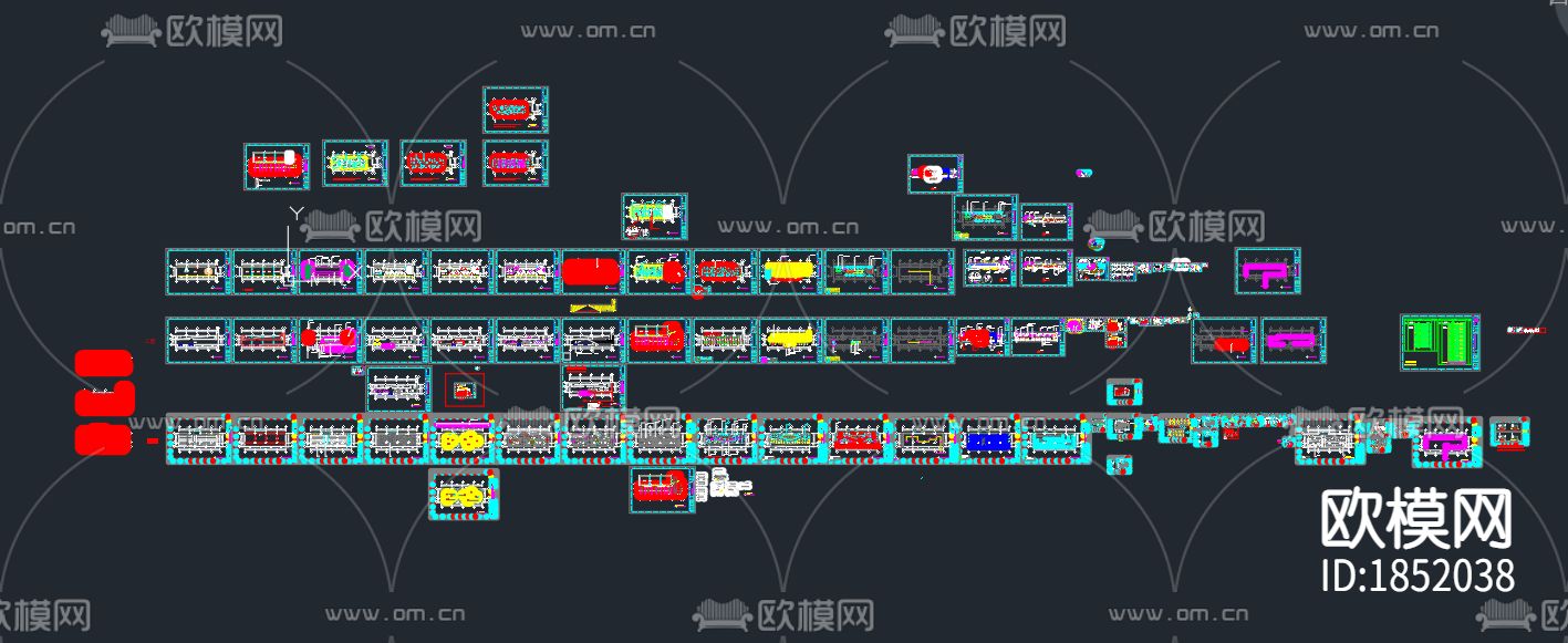 校园书店咖啡店CAD施工图下载（渲染图9）