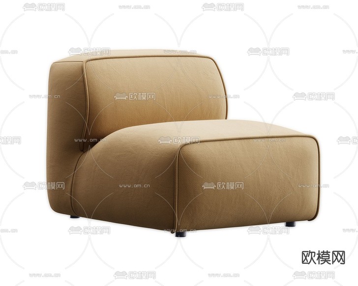 BoConcept 懒人沙发3d模型下载(渲染图3)