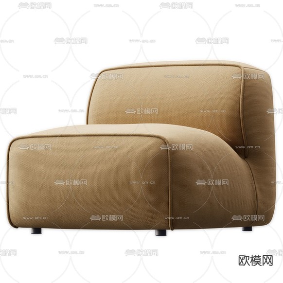 BoConcept 懒人沙发3d模型下载(渲染图1)
