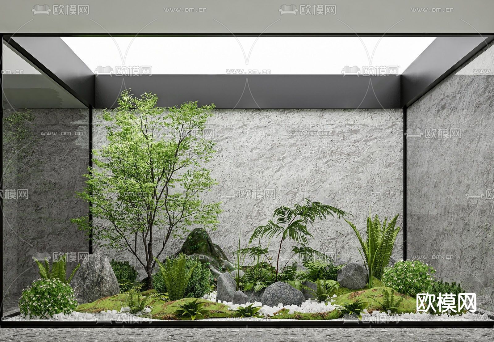 园林造景：万年青株型美观，叶片颜色丰富多样，可用于园林造景，打造不同的景观效果。(园林造景18种方法)