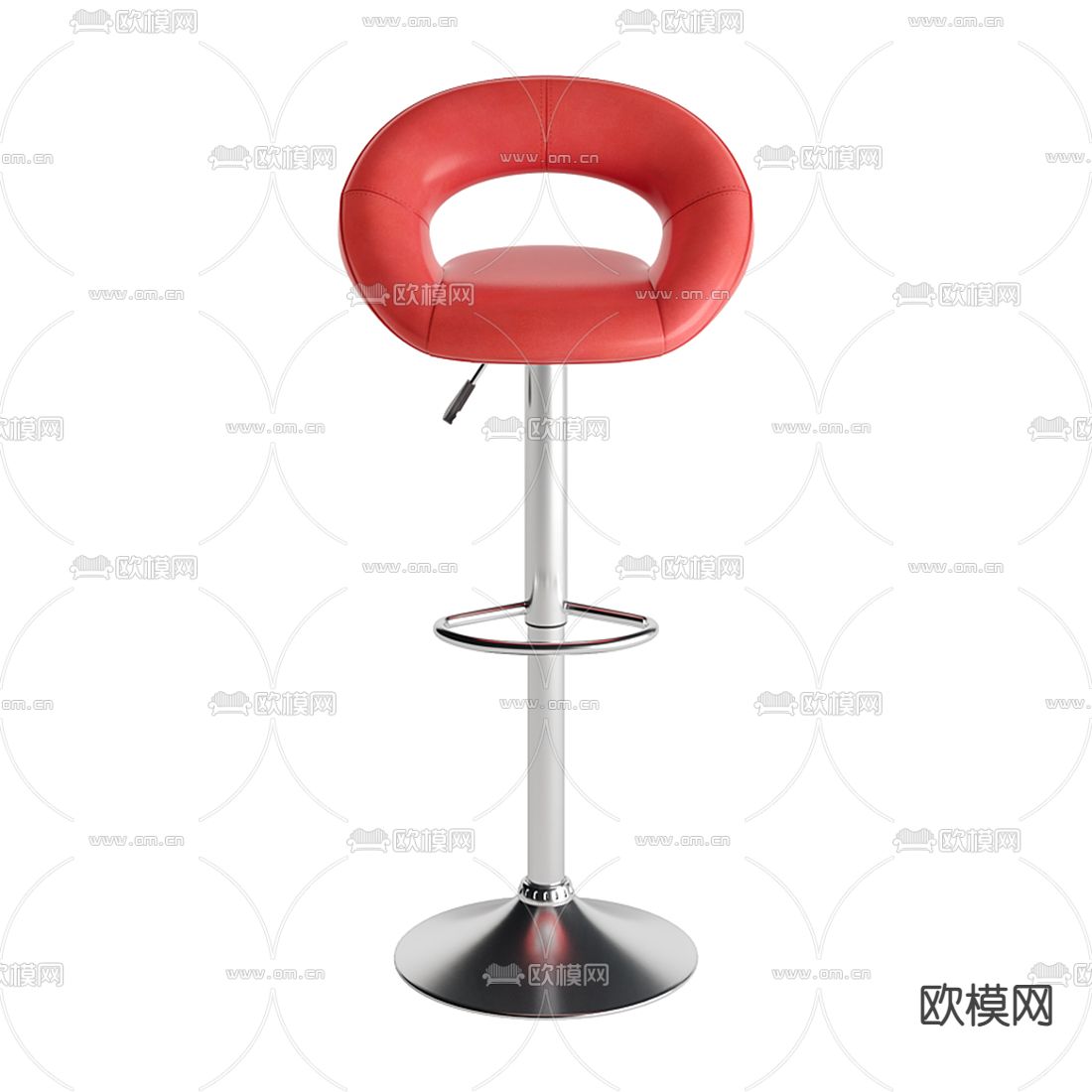 现代吧椅 吧凳3d模型下载（渲染图3）