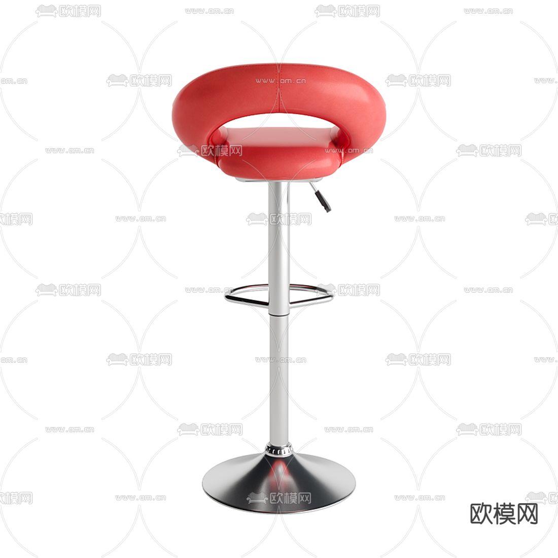 现代吧椅 吧凳3d模型下载（渲染图5）
