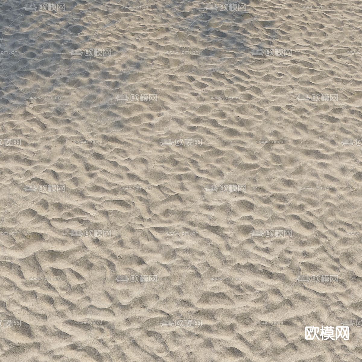 现代沙滩 沙地3d模型下载（渲染图1）