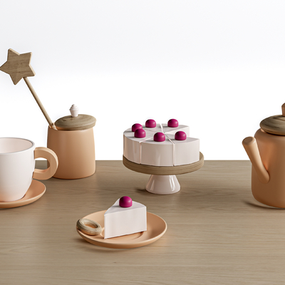  现代儿童玩具 过家家玩具su模型 