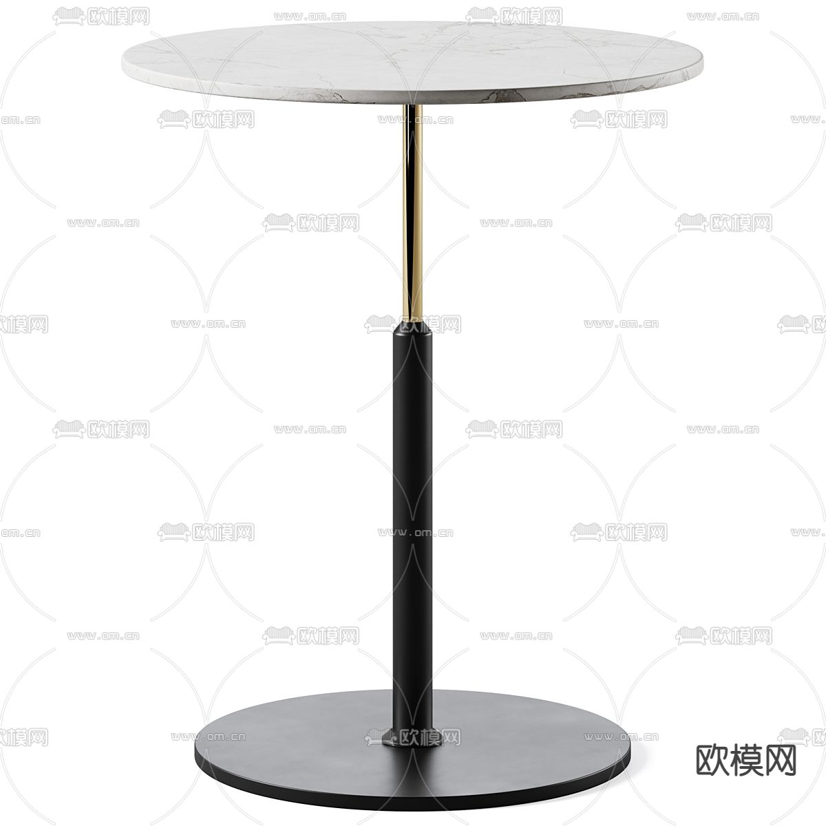 现代边几角几3d模型下载（渲染图2）