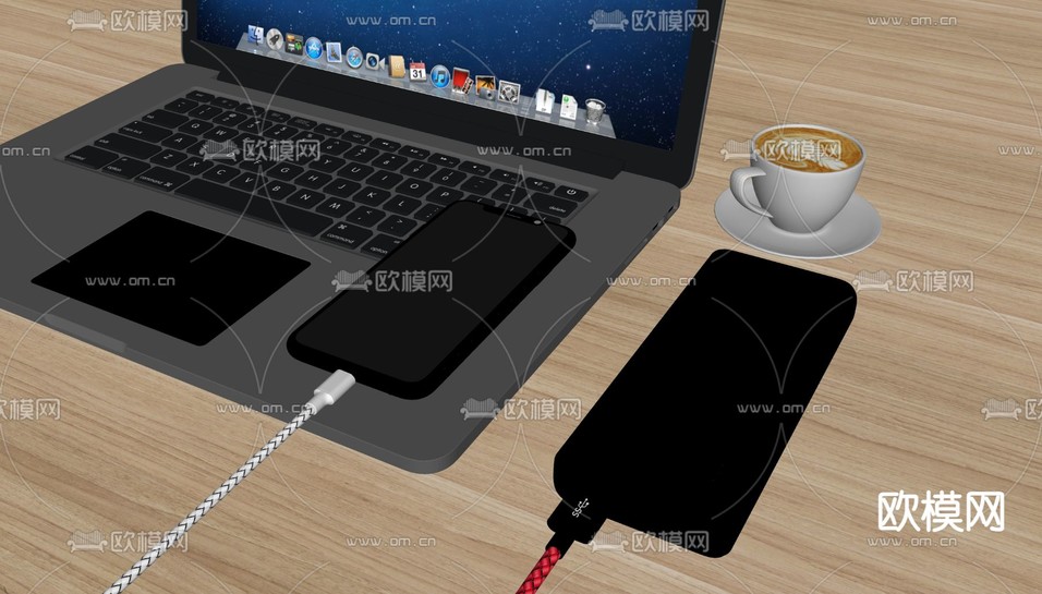 苹果手机 iPhone 充电宝su模型下载(渲染图2)