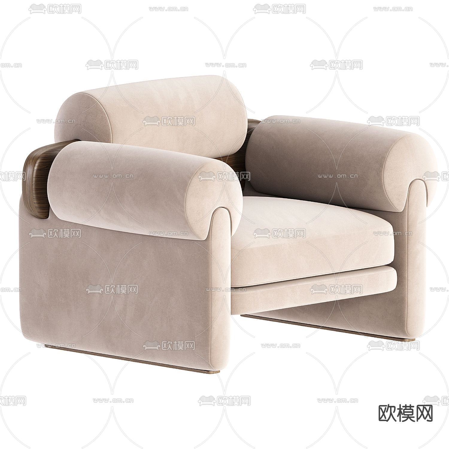 Mezzo 单人沙发3d模型下载_ID10000907_3dmax免费模型-欧模网