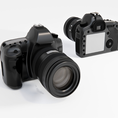  照相机 单反相机su模型 