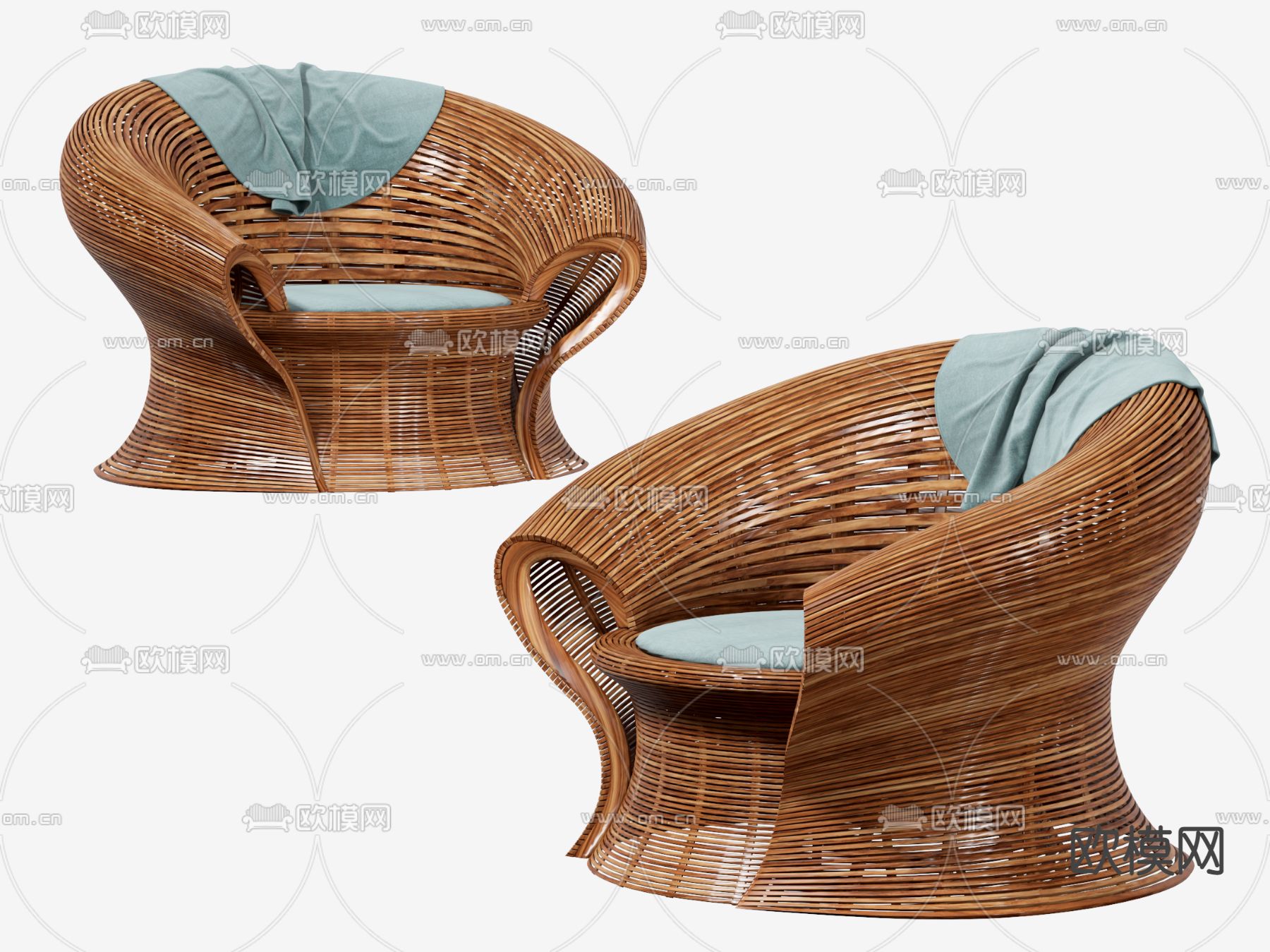 侘寂风户外休闲椅su模型下载