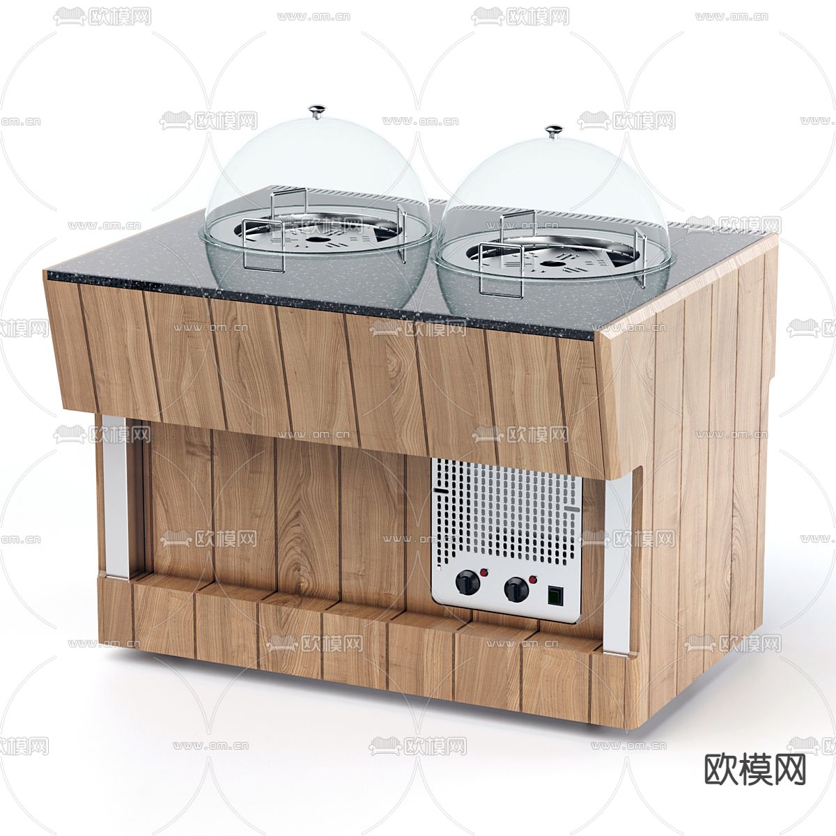 现代厨房用品3d模型下载