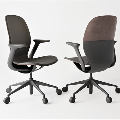  北欧办公转椅su模型 