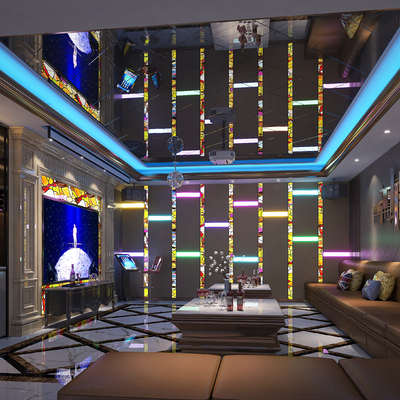  ktv包厢 包间 包房su模型 